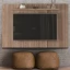 Painel de Tv 55' Castanho
